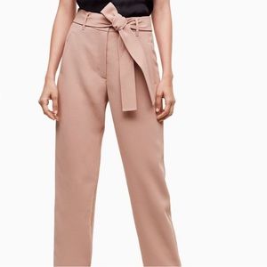 Aritzia Wilfred tie-front pant